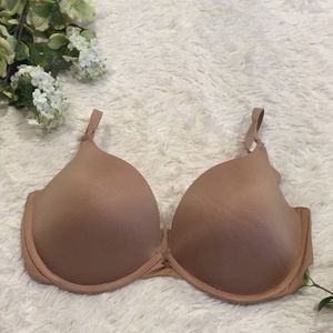 VS PINK Nude bra convertible criss cross push up